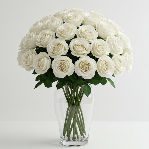 White Roses Bouquet